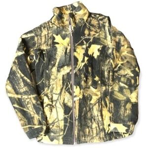 Columbia Kid's Camouflage ‎ fleece jacket M 10/12